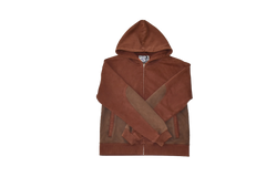 Contrast Zip-Up